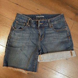 Denim shorts